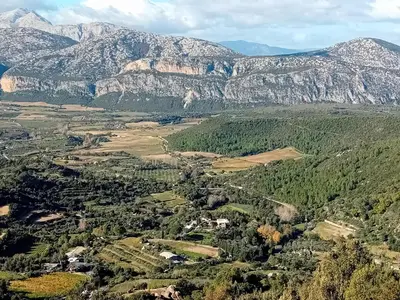 Paesaggio naturale nelle vicinanze del bed & breakfast
