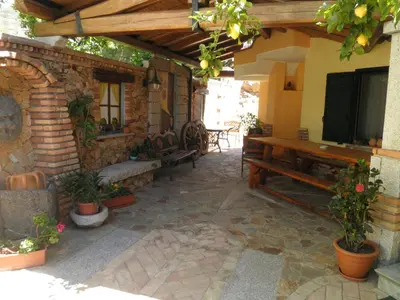 Patio o area all'aperto di B&b Su Acu