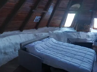 Letto o letti in una camera di Rifugio Ortobene