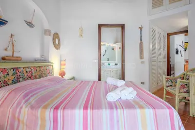 Letto o letti in una camera di Villa Beth