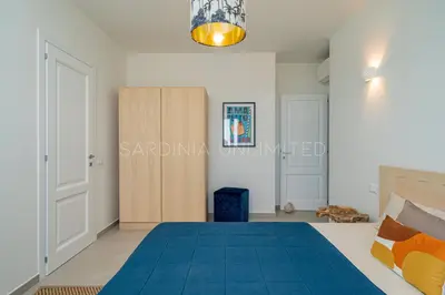Letto o letti in una camera di Villa Thia