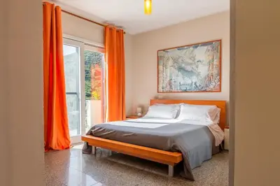 Letto o letti in una camera di Villa Terrazza sul Mare