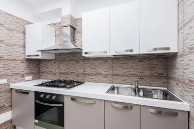 Cucina o angolo cottura di Villa Bianca with a heated swimming pool