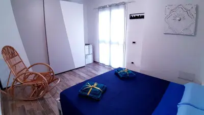 Letto o letti in una camera di P I G Ó 's HOUSE