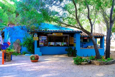 Giardino di Happy Camp mobile homes in Selema Camping