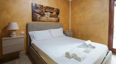 Letto o letti in una camera di Gabrys House