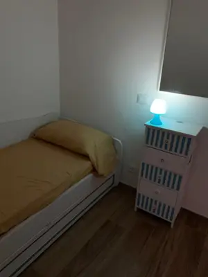 Letto o letti in una camera di Villa Ginevra