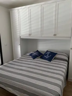 Letto o letti in una camera di Villa Ginevra