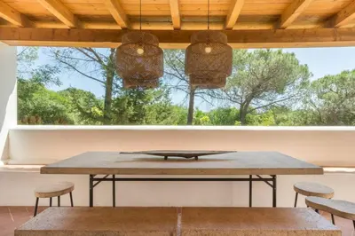 Planimetria di Villa con accesso privato alla spiaggia di Cala Brandinchi - 8 posti letto