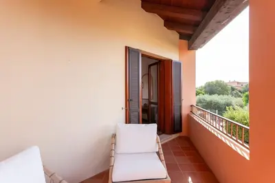 Balcone o terrazza di Villetta Perla Marina 2