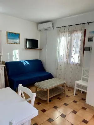 Letto o letti in una camera di Grazioso trilocale a Porto Ottiolu