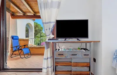 TV o dispositivi per l'intrattenimento presso Appartamento pittulongu