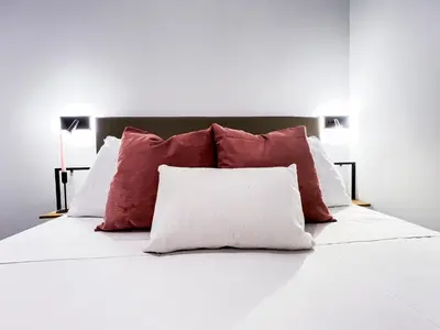 Letto o letti in una camera di Mono Molara