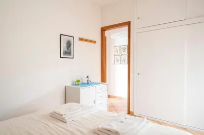Letto o letti in una camera di Casa Pranos