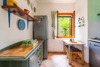 Cucina o angolo cottura di Casa Pranos