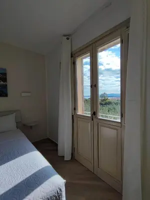 Letto o letti in una camera di Antica Isola