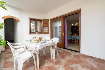 Planimetria di Cozy veranda retreat near Budoni