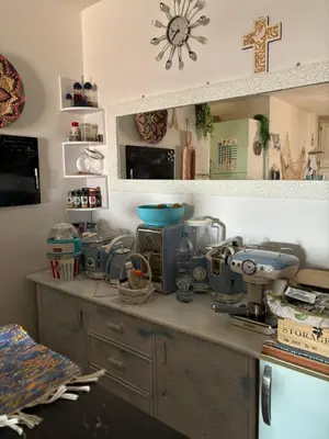 Cucina o angolo cottura di Casa Azzurra
