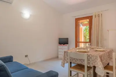 TV o dispositivi per l'intrattenimento presso Outstanding Residenza Gallura 2 Bedrm T6 sleeps6