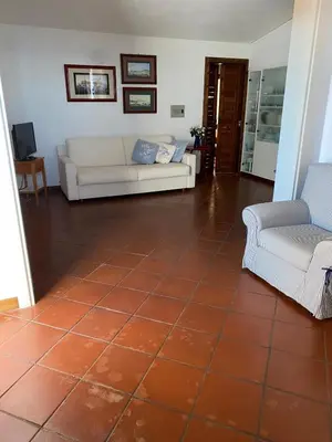 Area soggiorno di villa Punta Molara with beautiful view