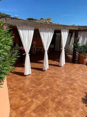 Balcone o terrazza di villa Punta Molara with beautiful view