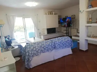 TV o dispositivi per l'intrattenimento presso Domus Eleonora a due passi dal mare