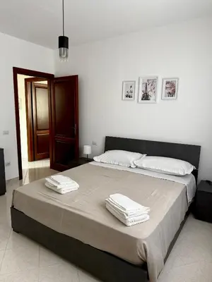 Letto o letti in una camera di Mickey's House