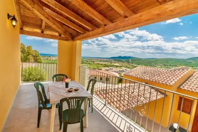 Balcone o terrazza di ISA-Residence in Malamurì just few minutes from Budoni