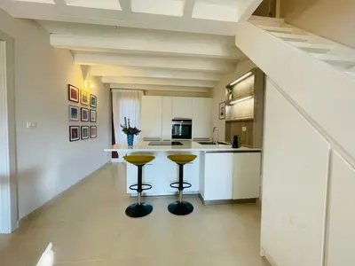 Cucina o angolo cottura di Villetta Vista Mare San Teodoro Coda Cavallo