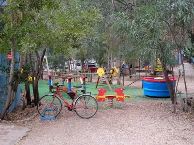 Area giochi per bambini di Holiday Home Selema Camping by Interhome