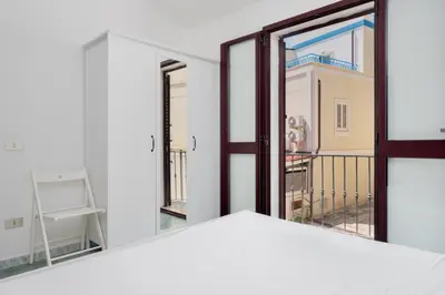 Letto o letti in una camera di Casa Del Marinaio