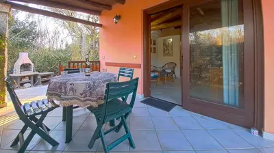 Balcone o terrazza di Villa Quai 4 posti letto Vicino al centro