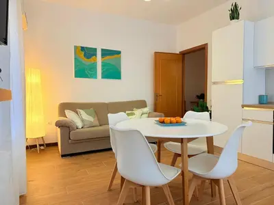 Area soggiorno di Le Solero - Appartamento in posizione strategica a Orosei