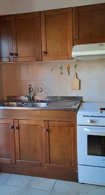 Cucina o angolo cottura di Casa Verdi Telti