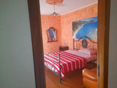 Letto o letti in una camera di B&B Bella Vista