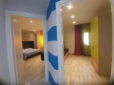 Letto o letti in una camera di Nuova casa Diana