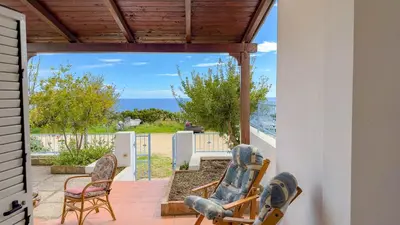 Balcone o terrazza di Casa Corte del Mar con vista mare