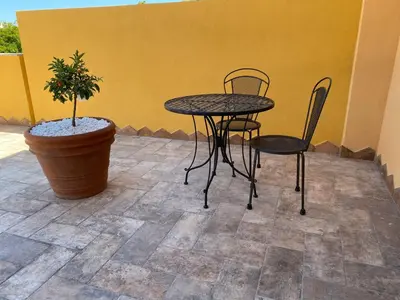 Patio o area all'aperto di B&B Pettirosso