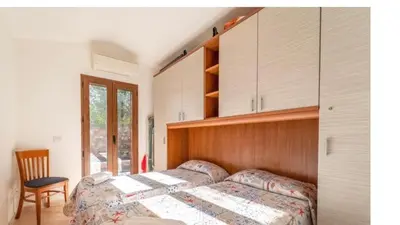 Letto o letti in una camera di Casa Da Vinci