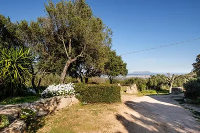 Paesaggio naturale nelle vicinanze della villa