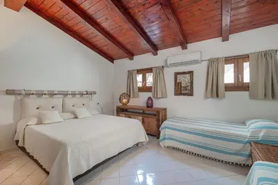 Letto o letti in una camera di Villa Ninfea - Panoramic Sea View & Private Pools
