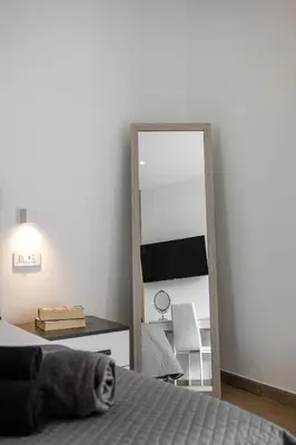 Letto o letti in una camera di MaJaMy house
