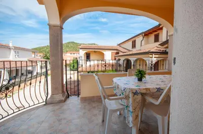 Balcone o terrazza di Appartamento Valentina Caletta sul mare