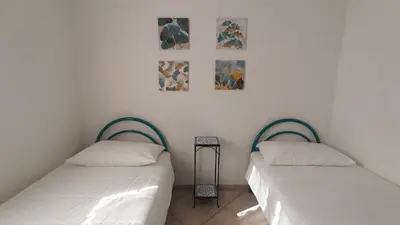 Letto o letti in una camera di Casa Isabel