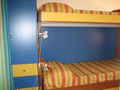 Letto o letti in una camera di Casa vacanze a 50 m dal mare