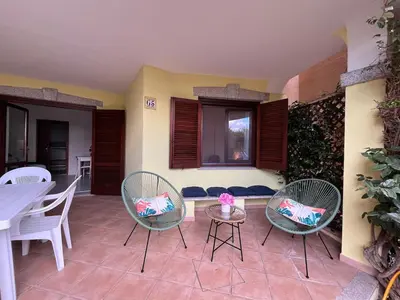 Patio o area all'aperto di Mediterranean view Budoni