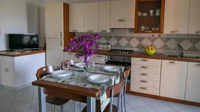 Cucina o angolo cottura di Casa di Mola holiday home