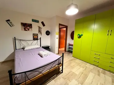 Letto o letti in una camera di Autentica vita dell'isola-CasaMà tra mari e monti
