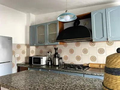 Cucina o angolo cottura di Autentica vita dell'isola-CasaMà tra mari e monti
