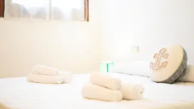 Letto o letti in una camera di Girasole